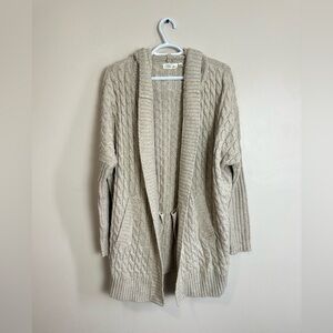 RD Style Size M  Cable Knit Cardigan - Beige
